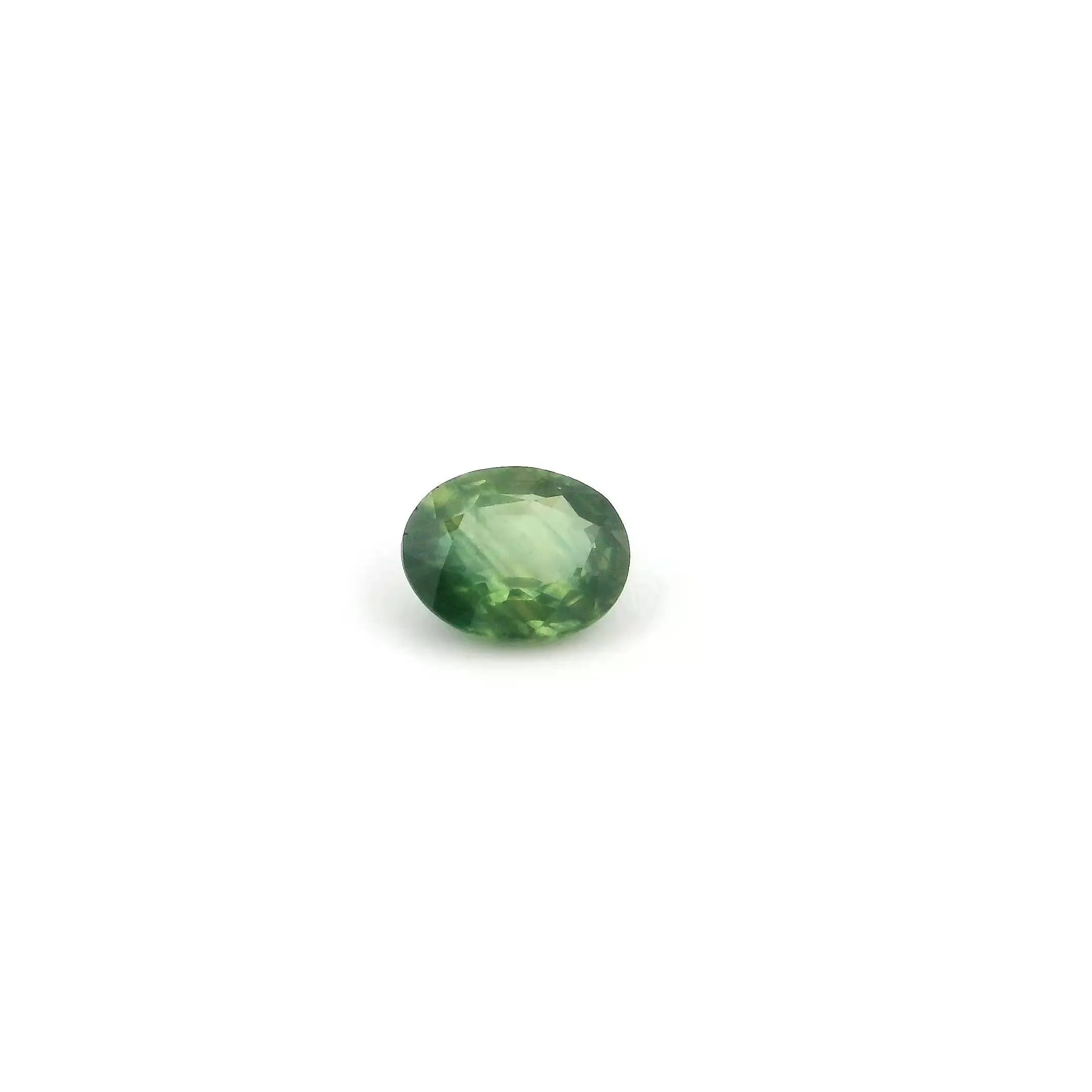 0.54ct Oval Natural Sapphire (Colour Green, Clarity Slightly Included, Cut Faceted)