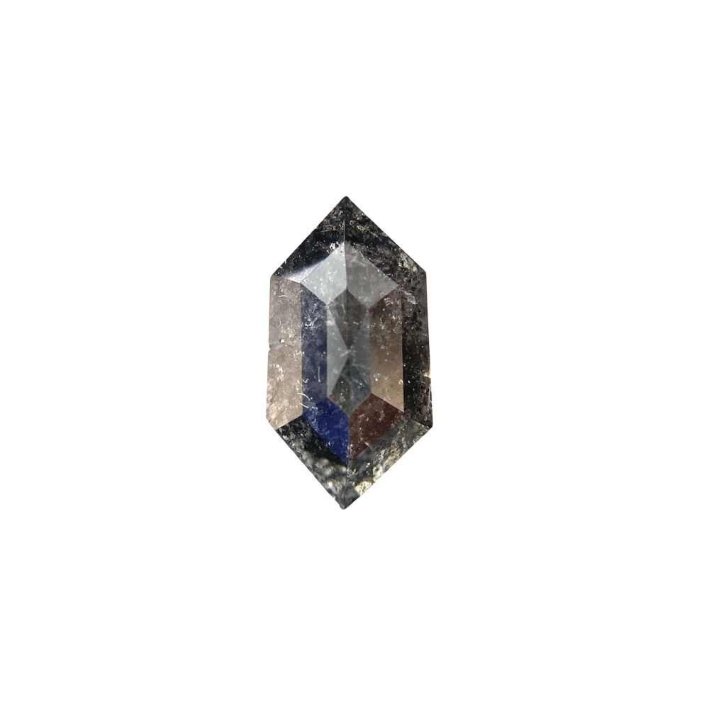 1.17 Elongated Hex Salt & Pepper Diamond (Loose)