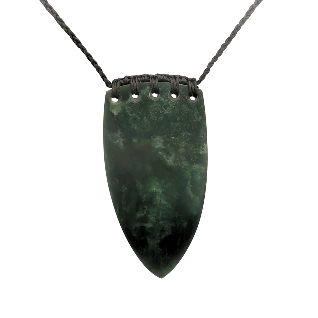 NZ Pounamu Wave Pendant