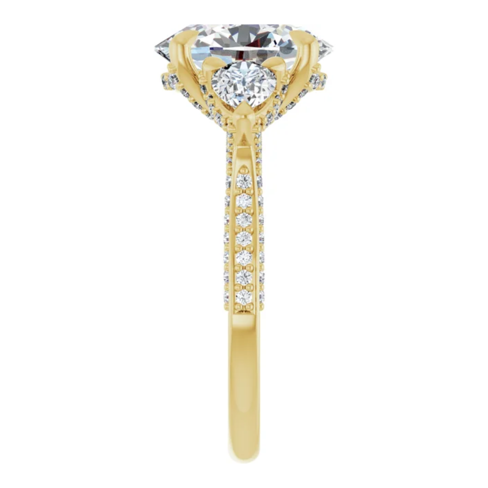 'Francesca' Pear Ring