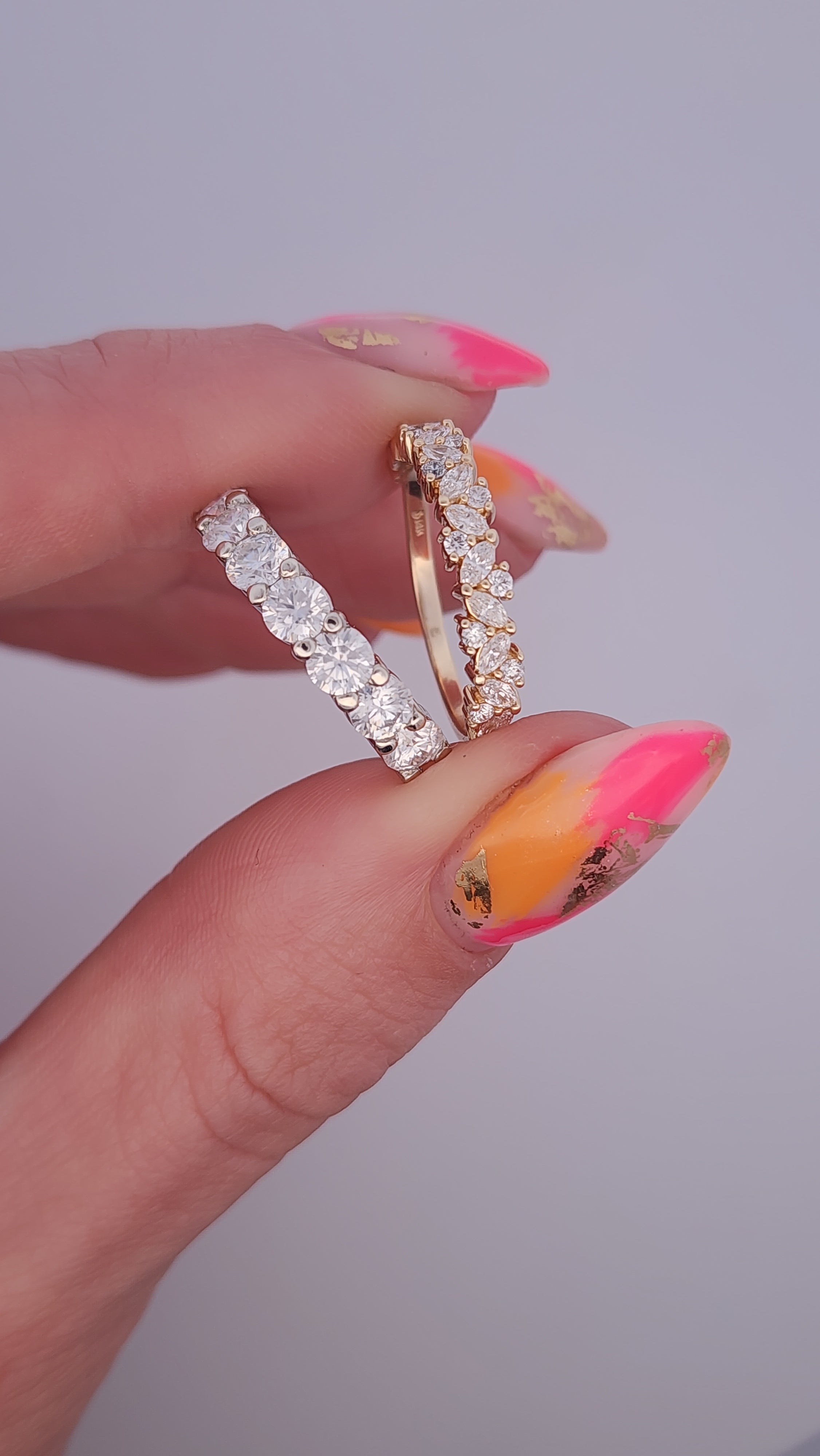 3.8mm 'Skylar' Shared Claw Set Band