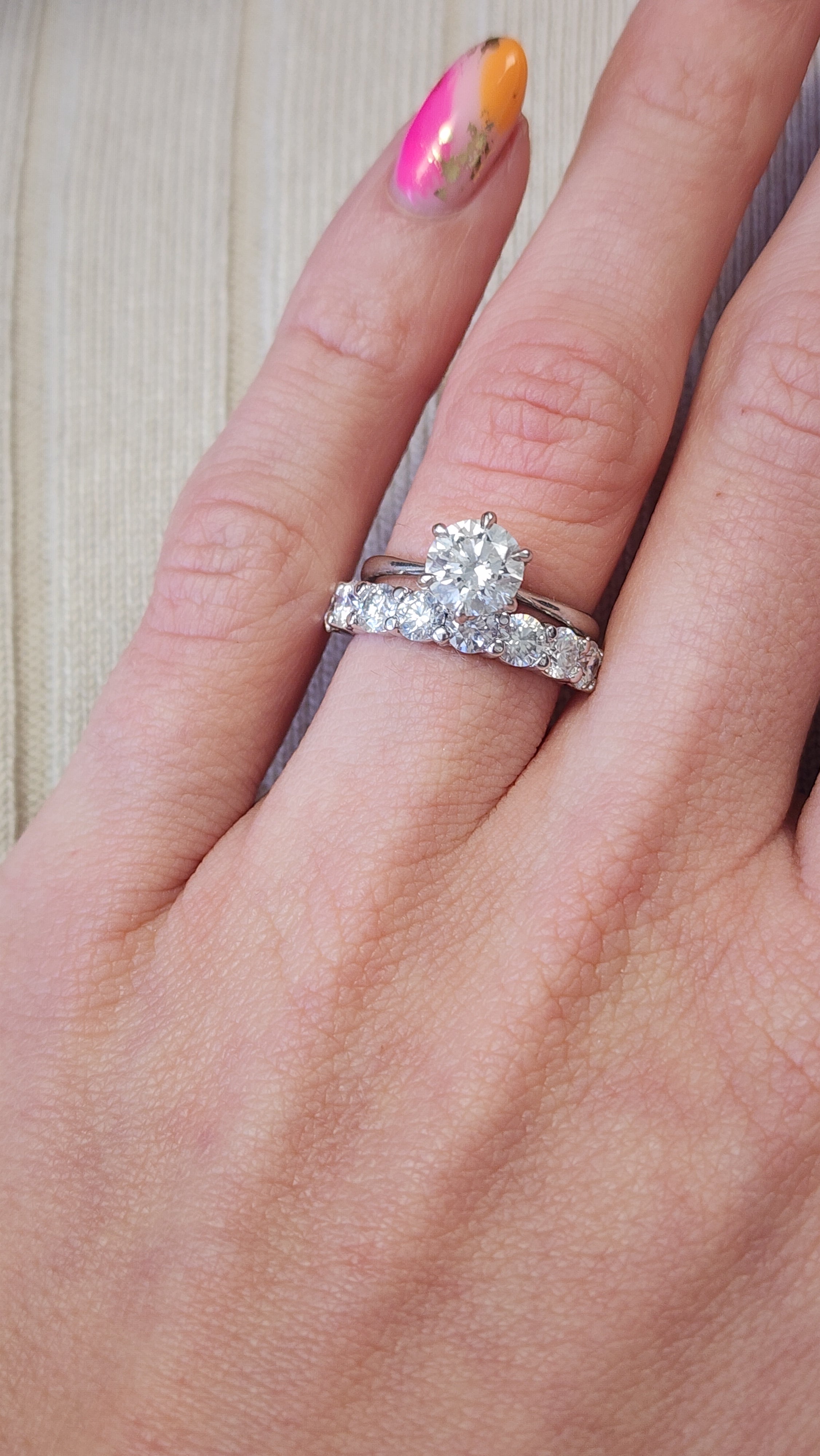 3.8mm 'Skylar' Shared Claw Set Band