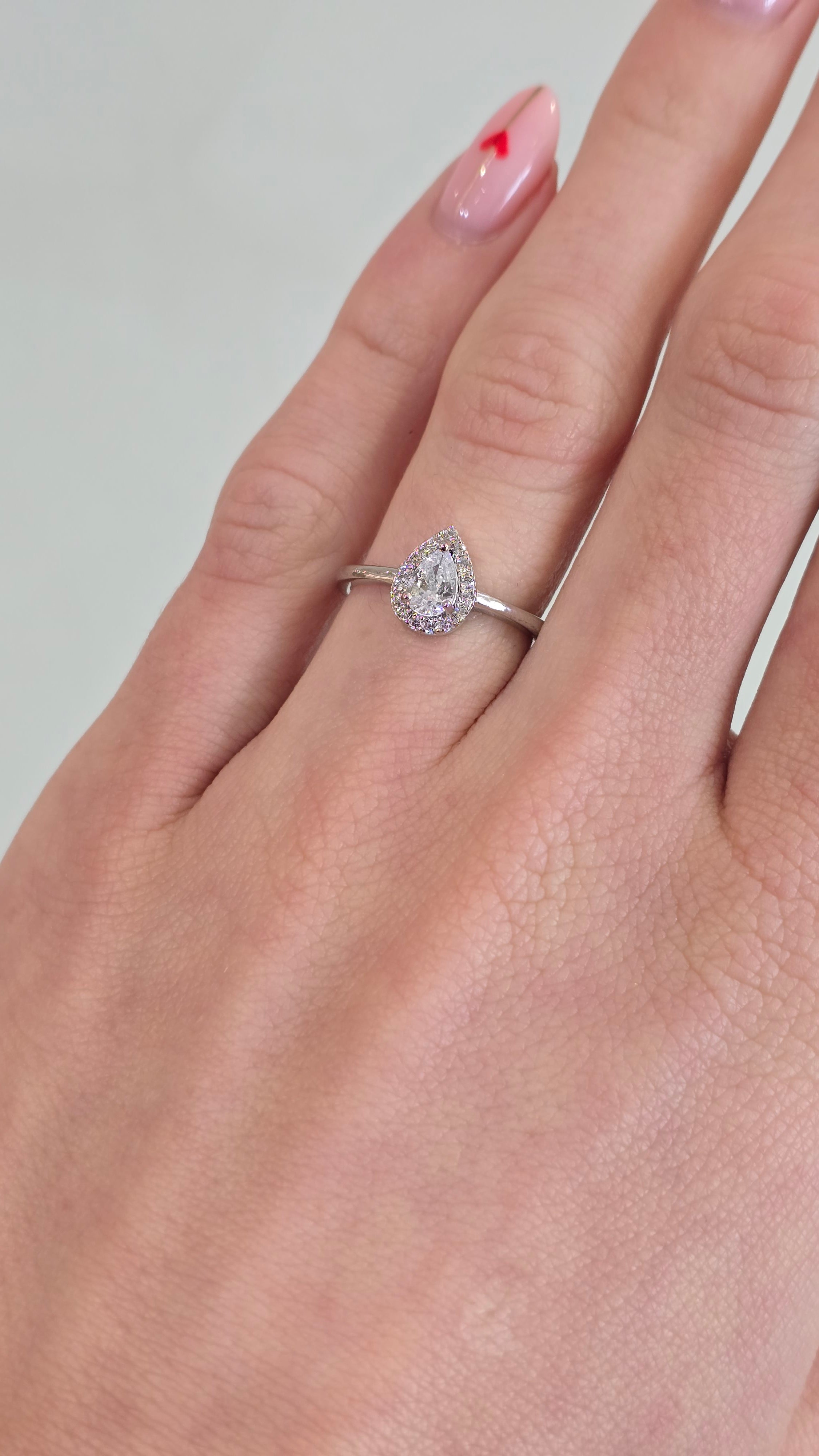 Sterling Silver 'Evermore' CZ Proposal Ring