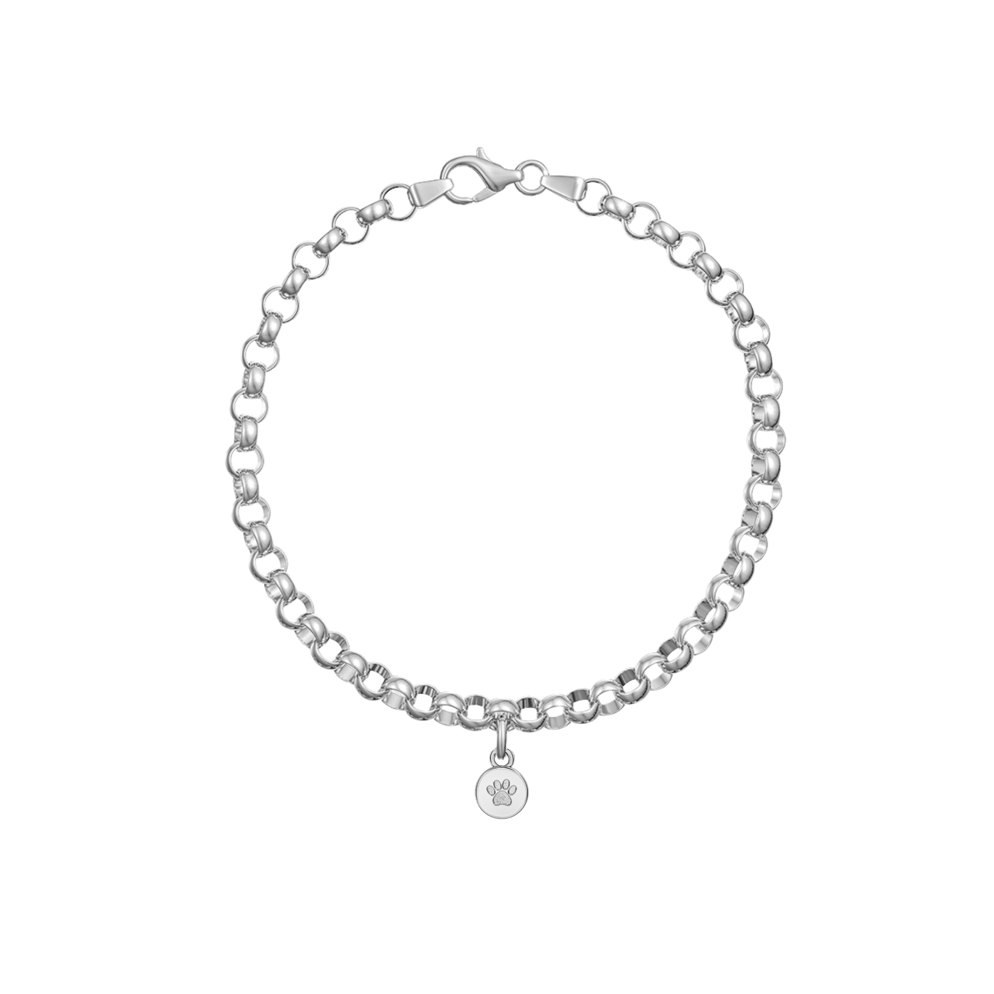 Love in a Jewel Paw Print Chic Charm