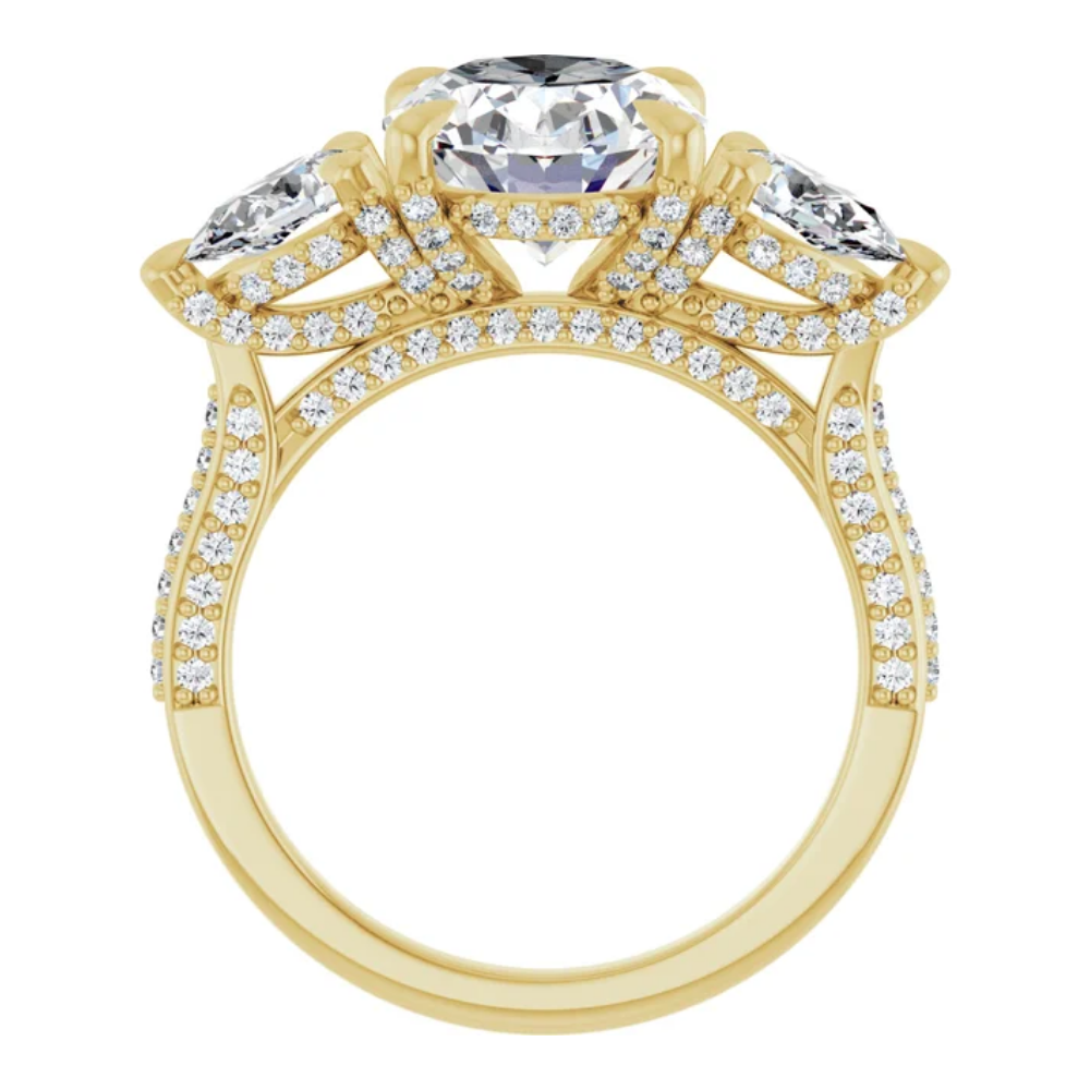 'Francesca' Pear Ring