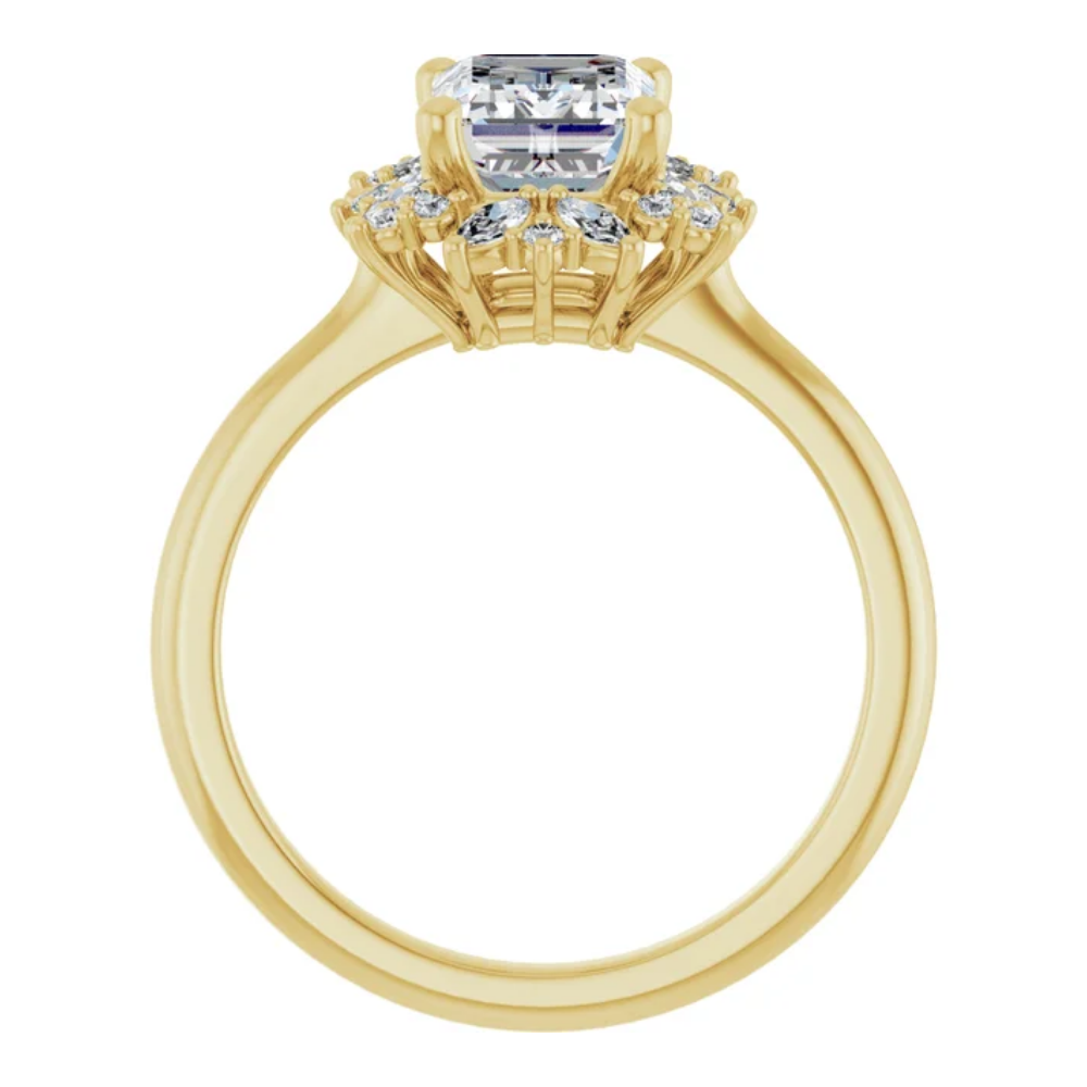 'Aurelia' Emerald Ring