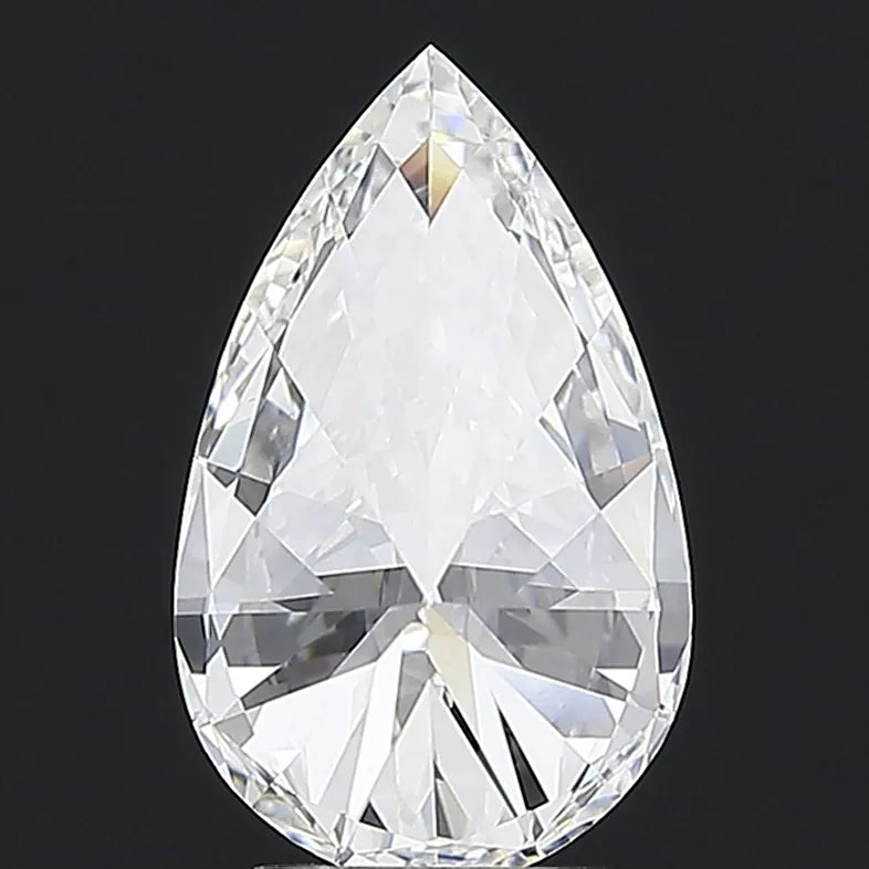 3.42ct Pear Lab Grown Diamond (Colour G, Clarity VVS2, IGI Certified)