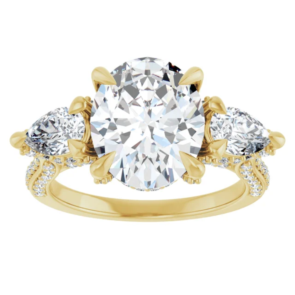 'Francesca' Pear Ring