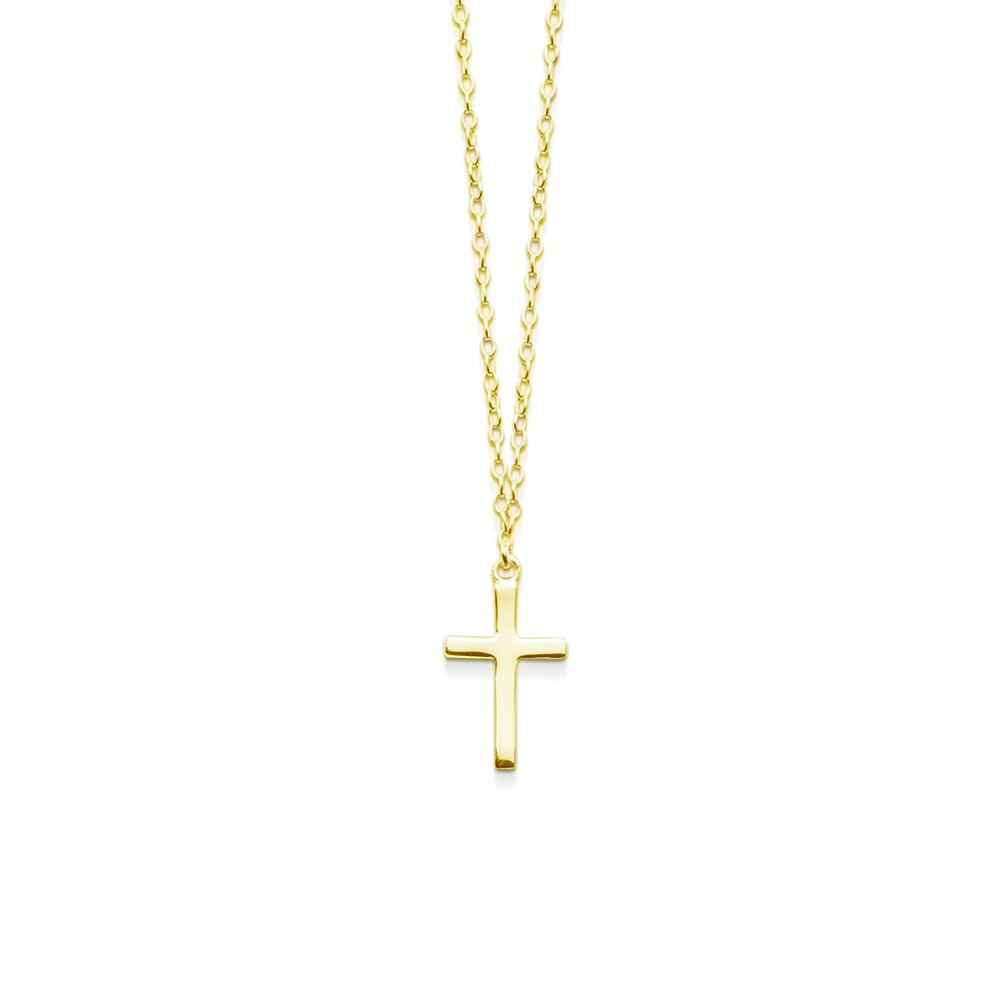 Gold Plated Tiny Treasures Cross Necklace