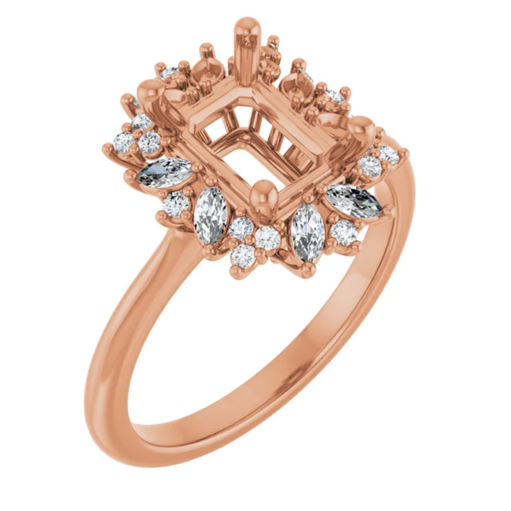 'Aurelia' Emerald Ring