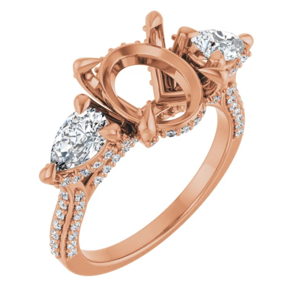 'Francesca' Pear Ring
