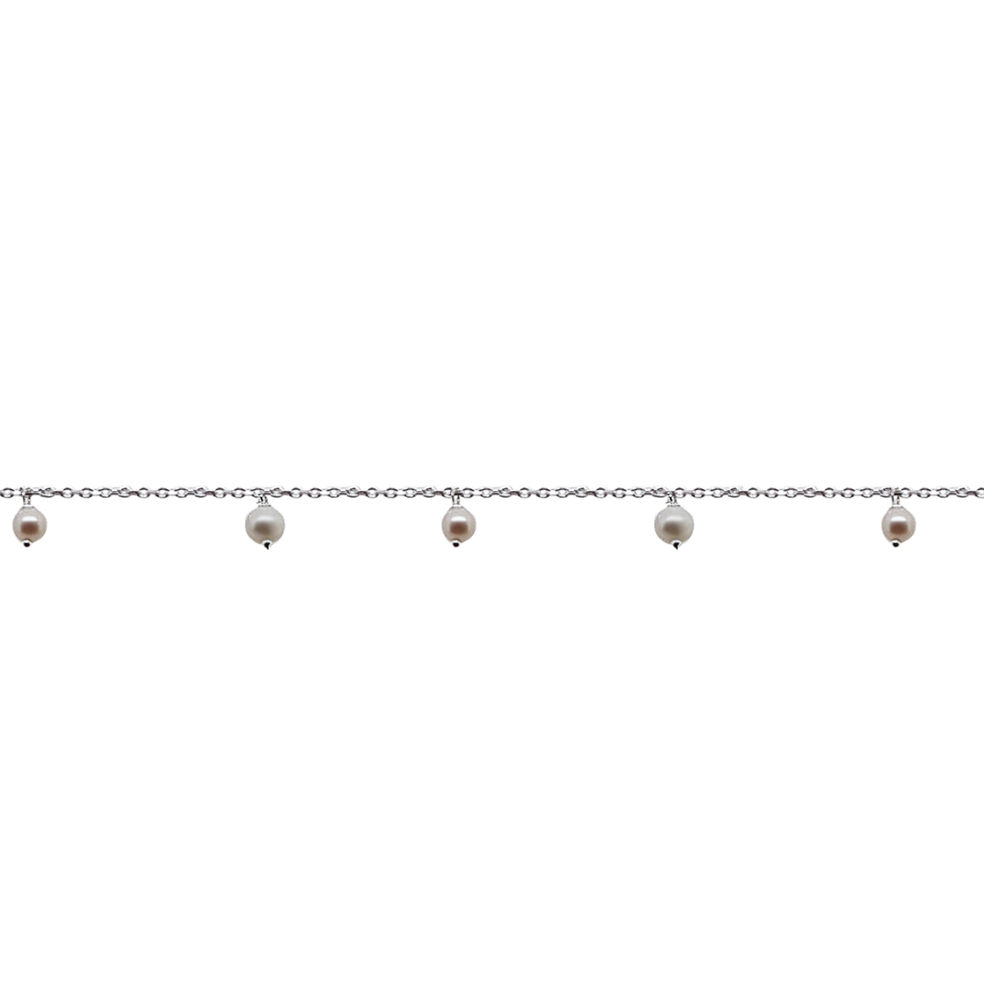 Sterling Silver 'Sirene' Pearl Bracelet