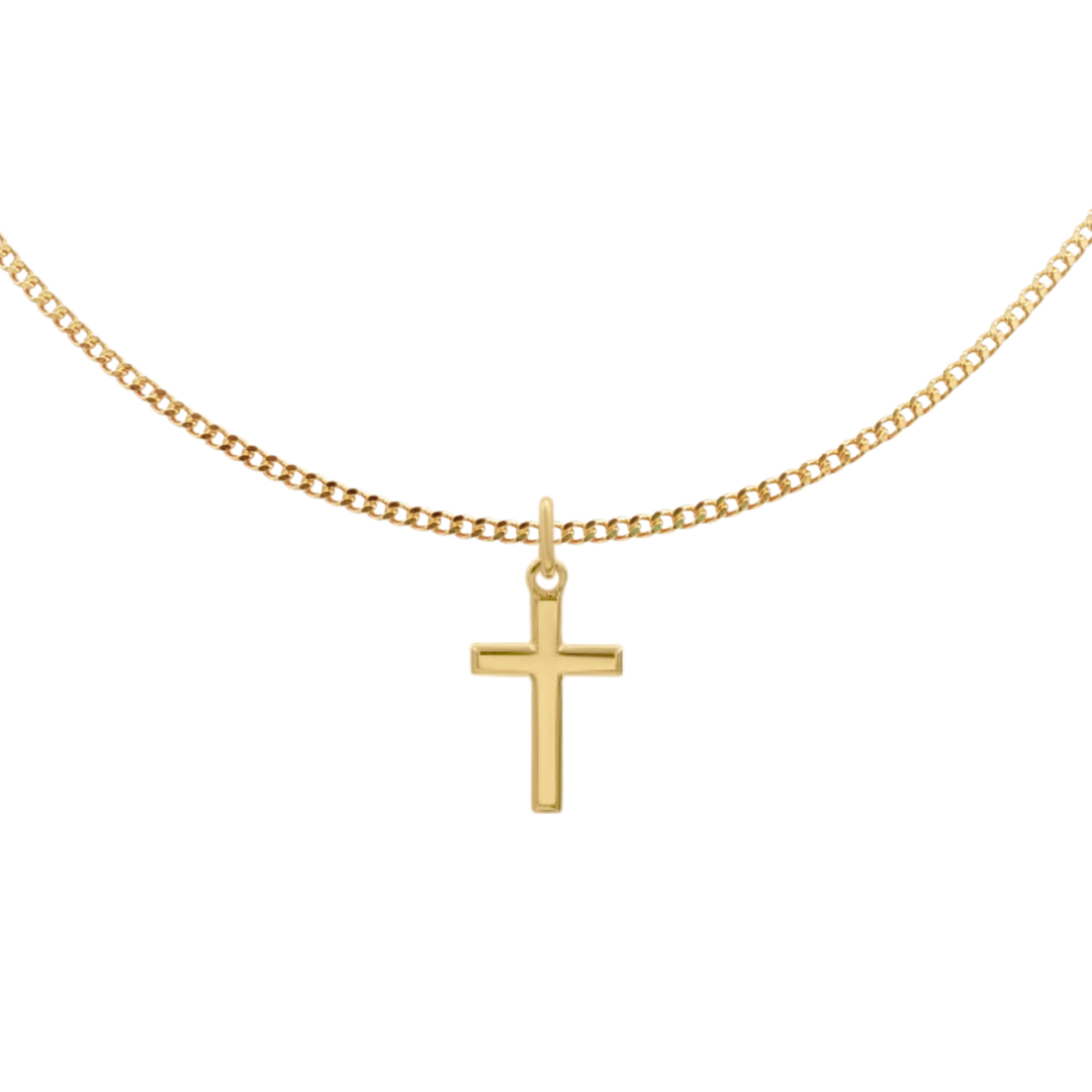 9k Yellow Gold Cross Pendant