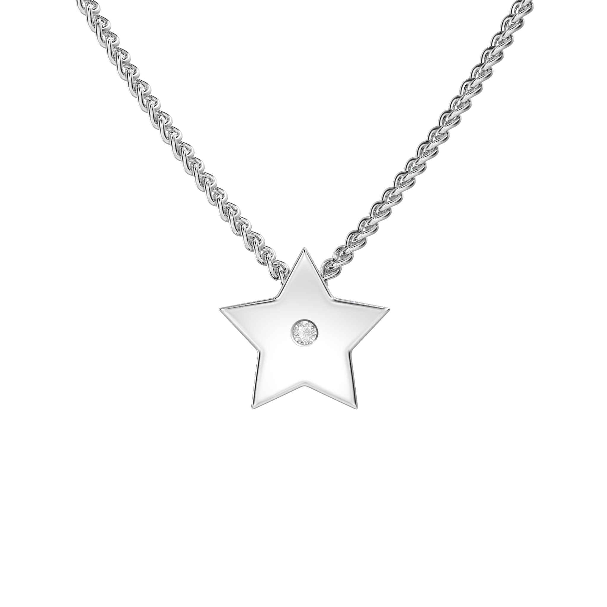 Love in a Jewel Star Pendant