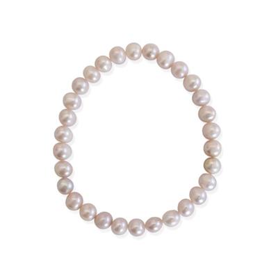 Natural Fresh Water Pearl Stretch Bracelet