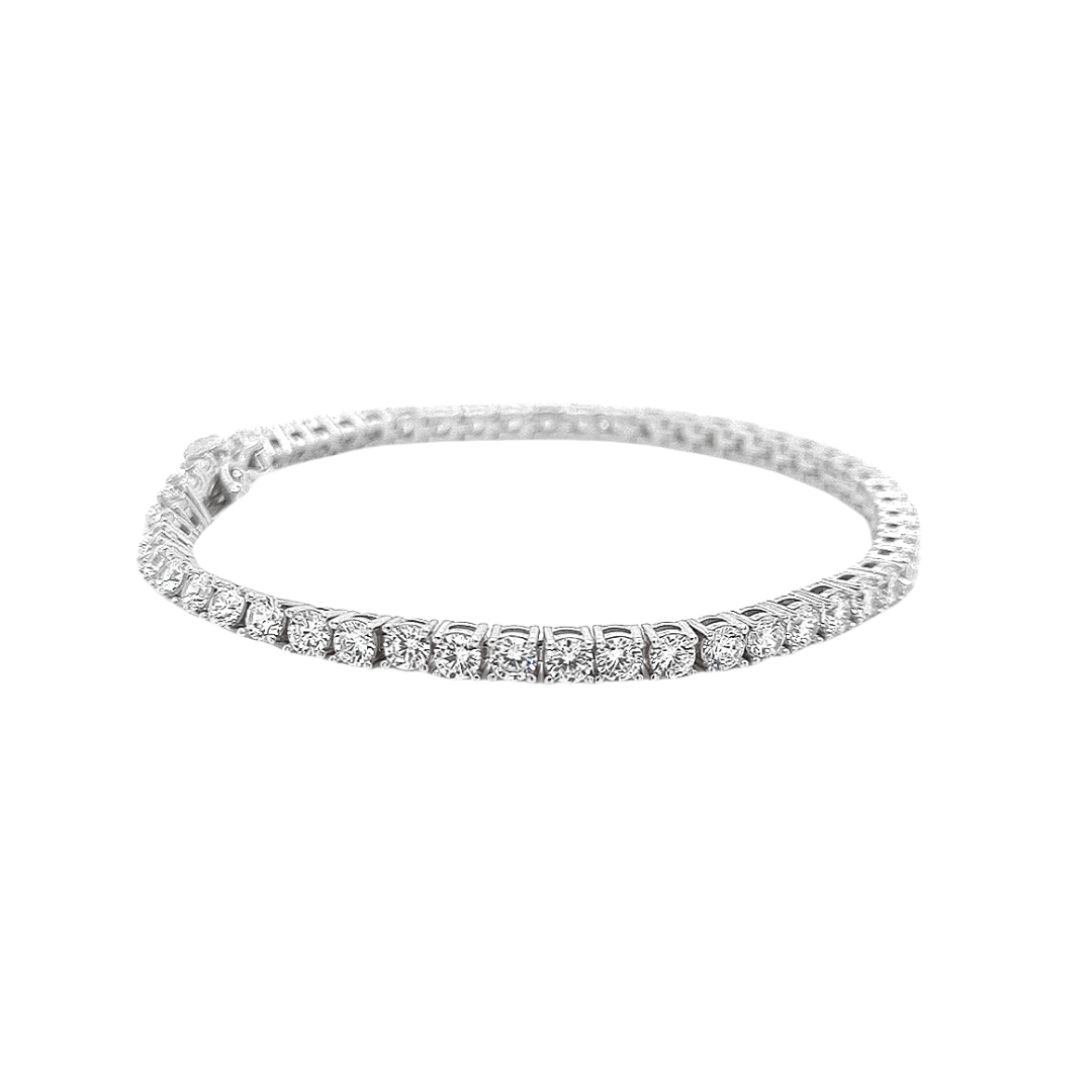 Sterling Silver CZ Tennis Bracelet