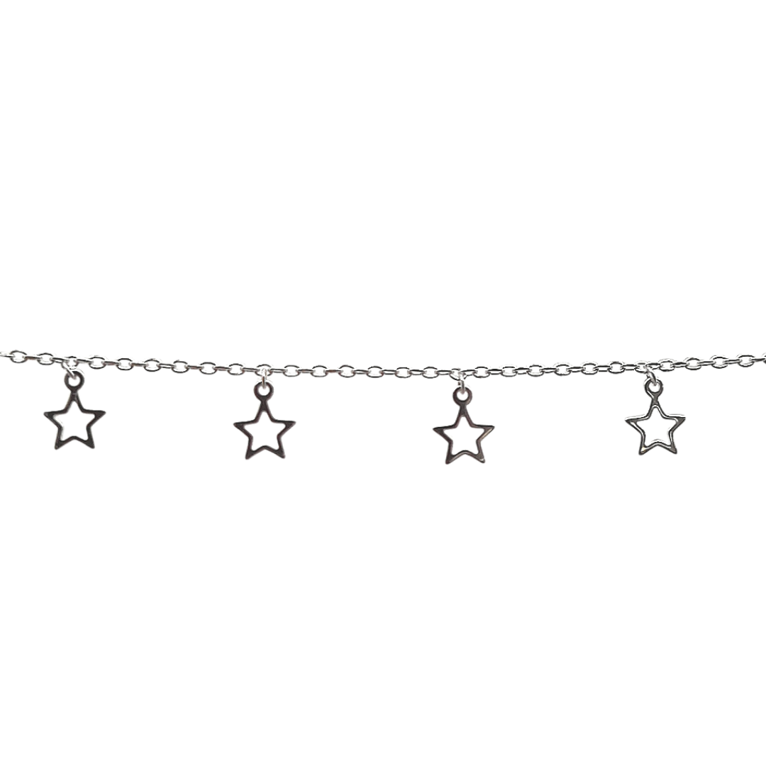 Sterling Silver 'You're a Star' Star Bracelet