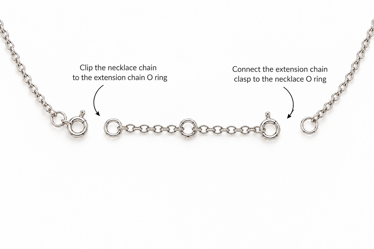 Sterling Silver 5cm Extension Chain