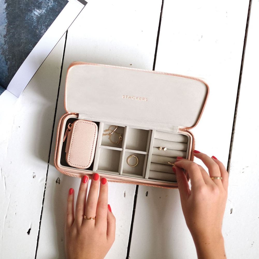 Stackers Large Blush Travel Case