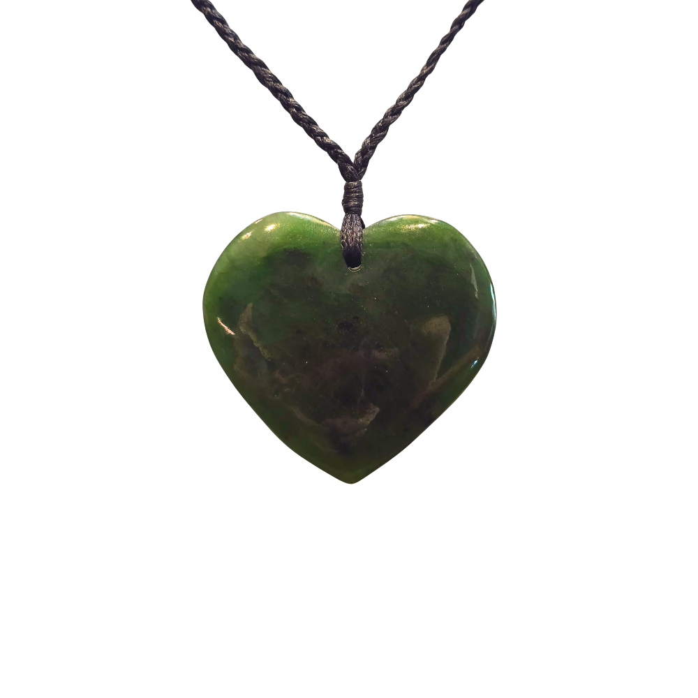 NZ Pounamu Heart Pendant