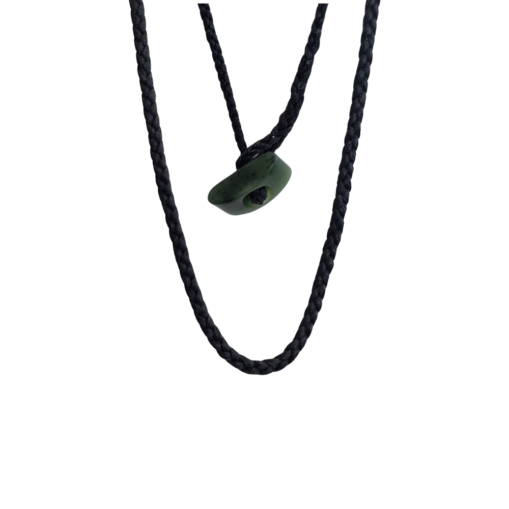 Replacement Braided Cord for Pounamu with Greenstone Toggle