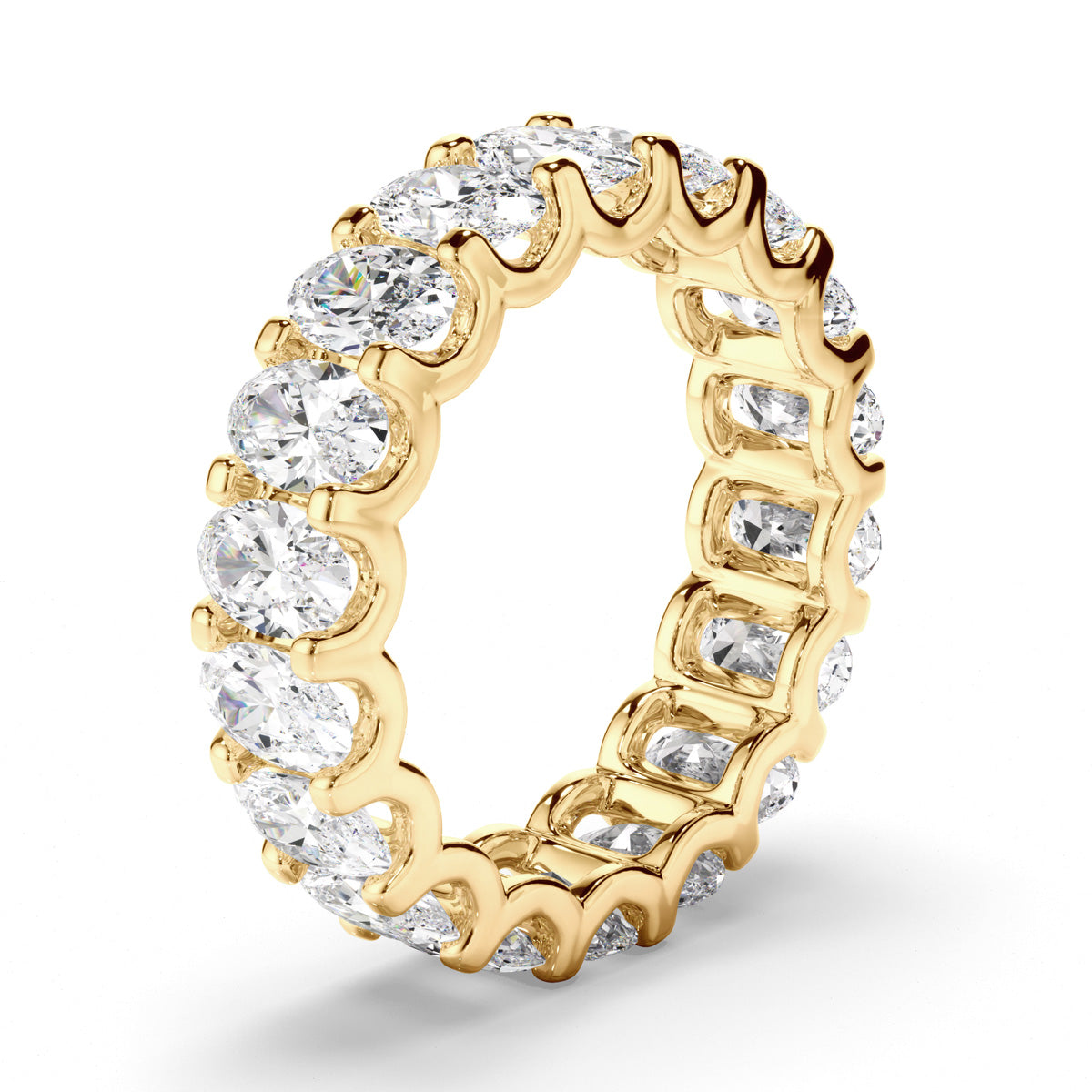 Oval Cut Diamond Eternity Ring
