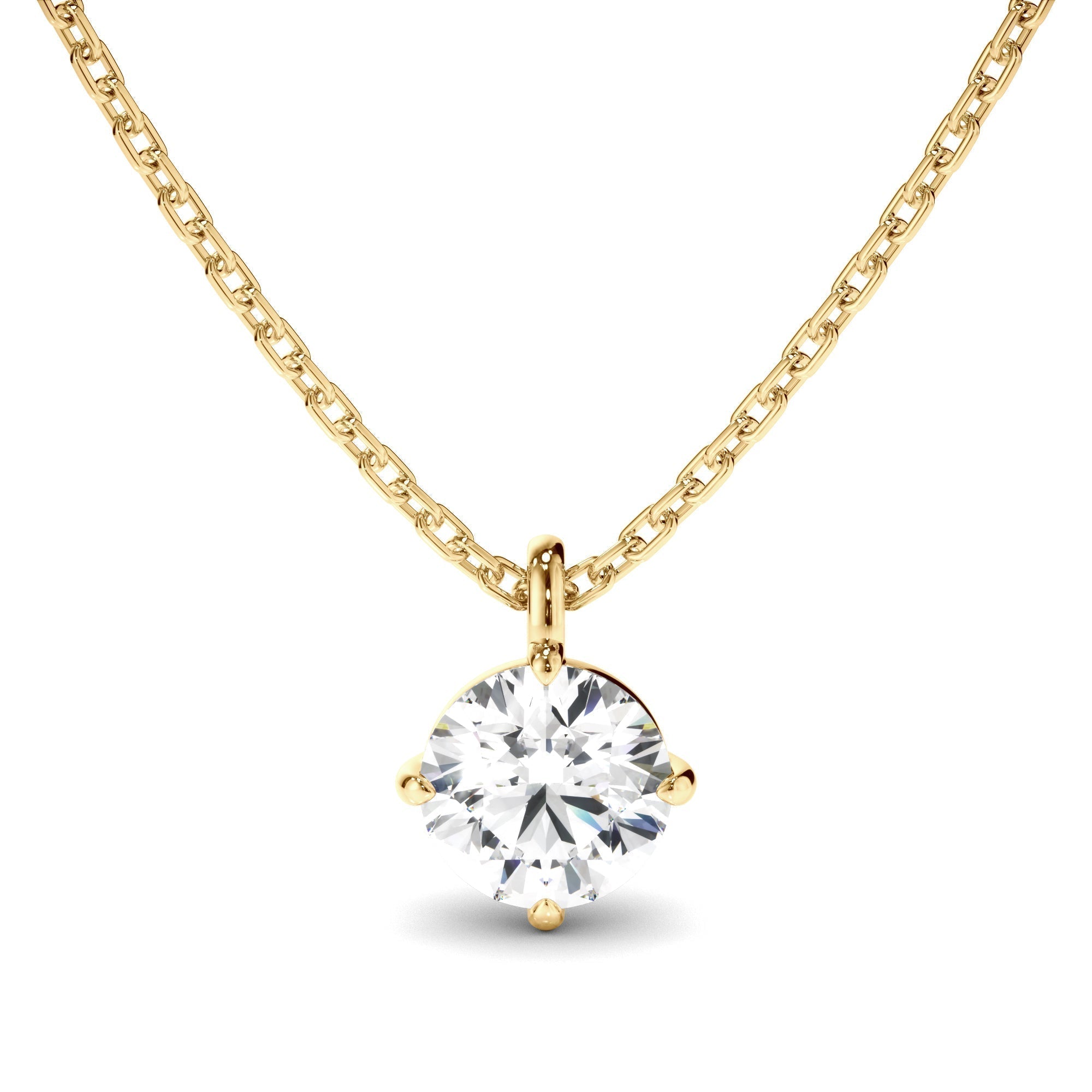 Round Brilliant Cut Diamond Pendant