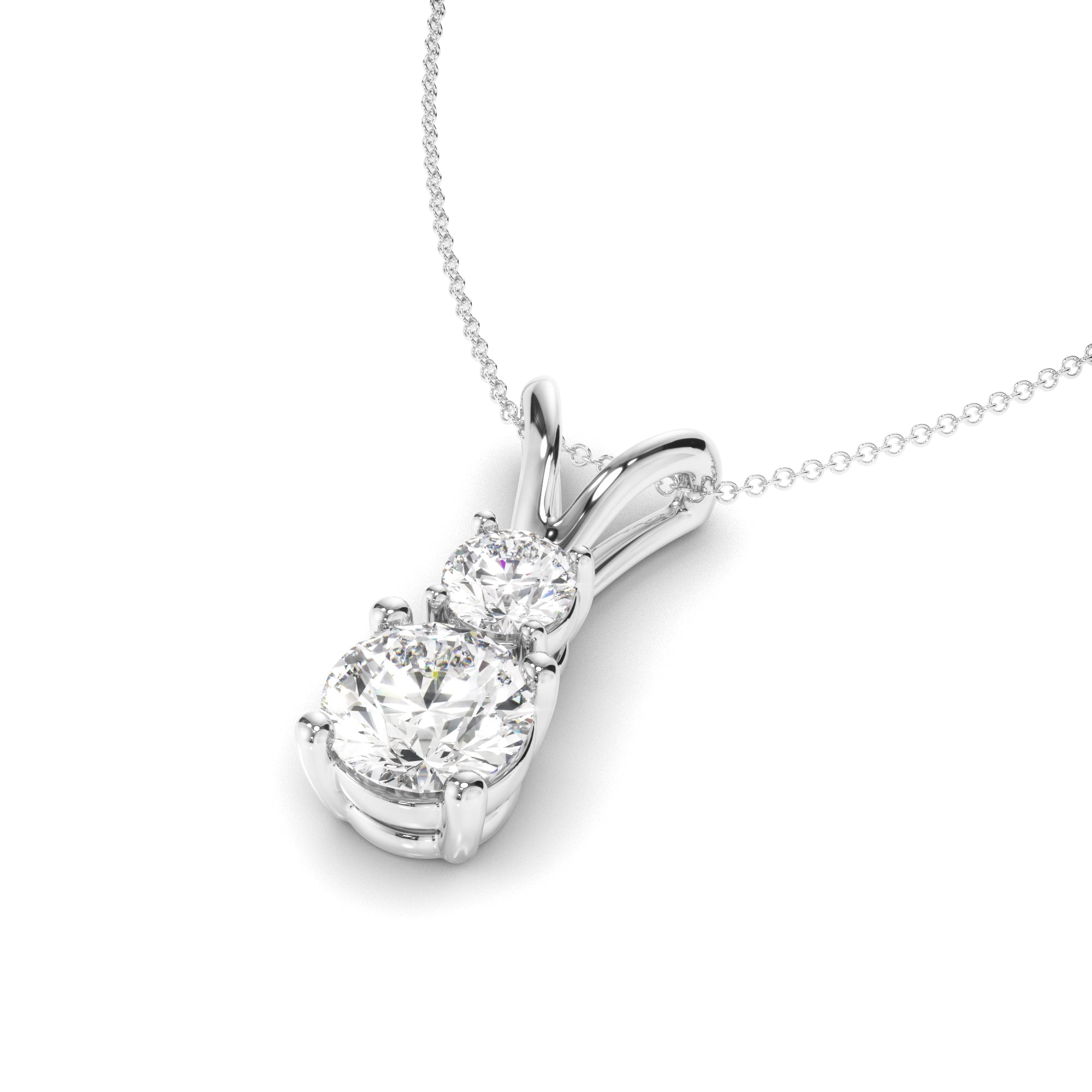Round Brilliant Cut Diamond Pendant