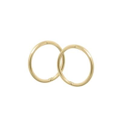 9k Yellow 12mm Sleeper Earrings