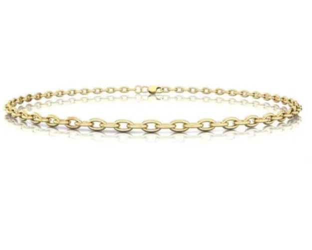 Gold Vermeil Cable Necklace