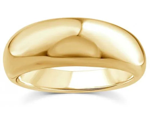 Gold Vermeil Dome Ring