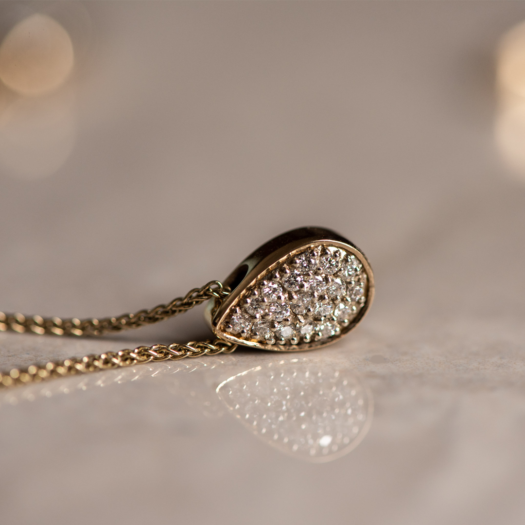 Love in a Jewel Full Love Drop Pendant