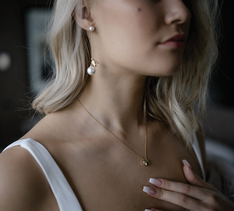 Love in a Jewel Plain Love Drop Pendant