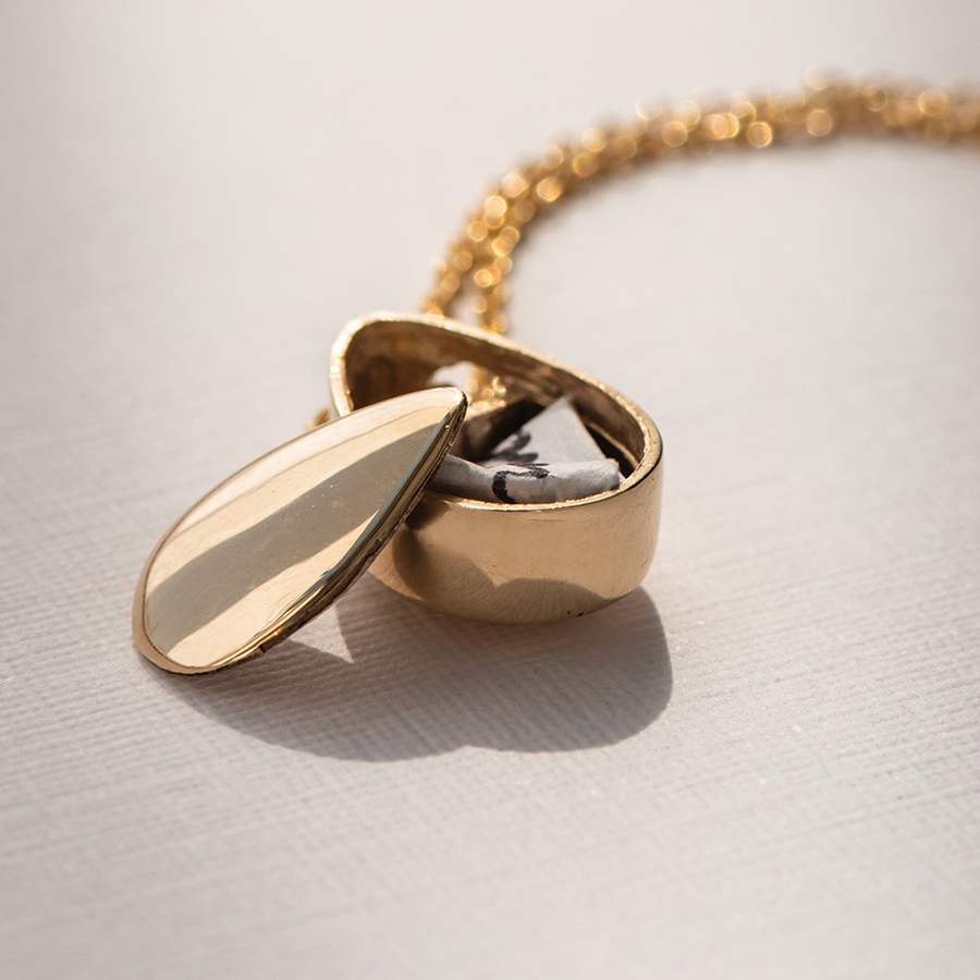 Love in a Jewel Plain Love Drop Pendant