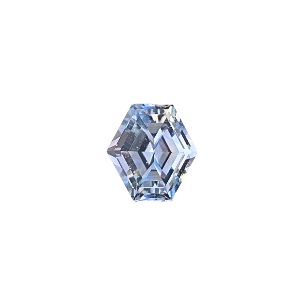 1.43ct Hexagonal Step Cut Unheated Sapphire (Loose)