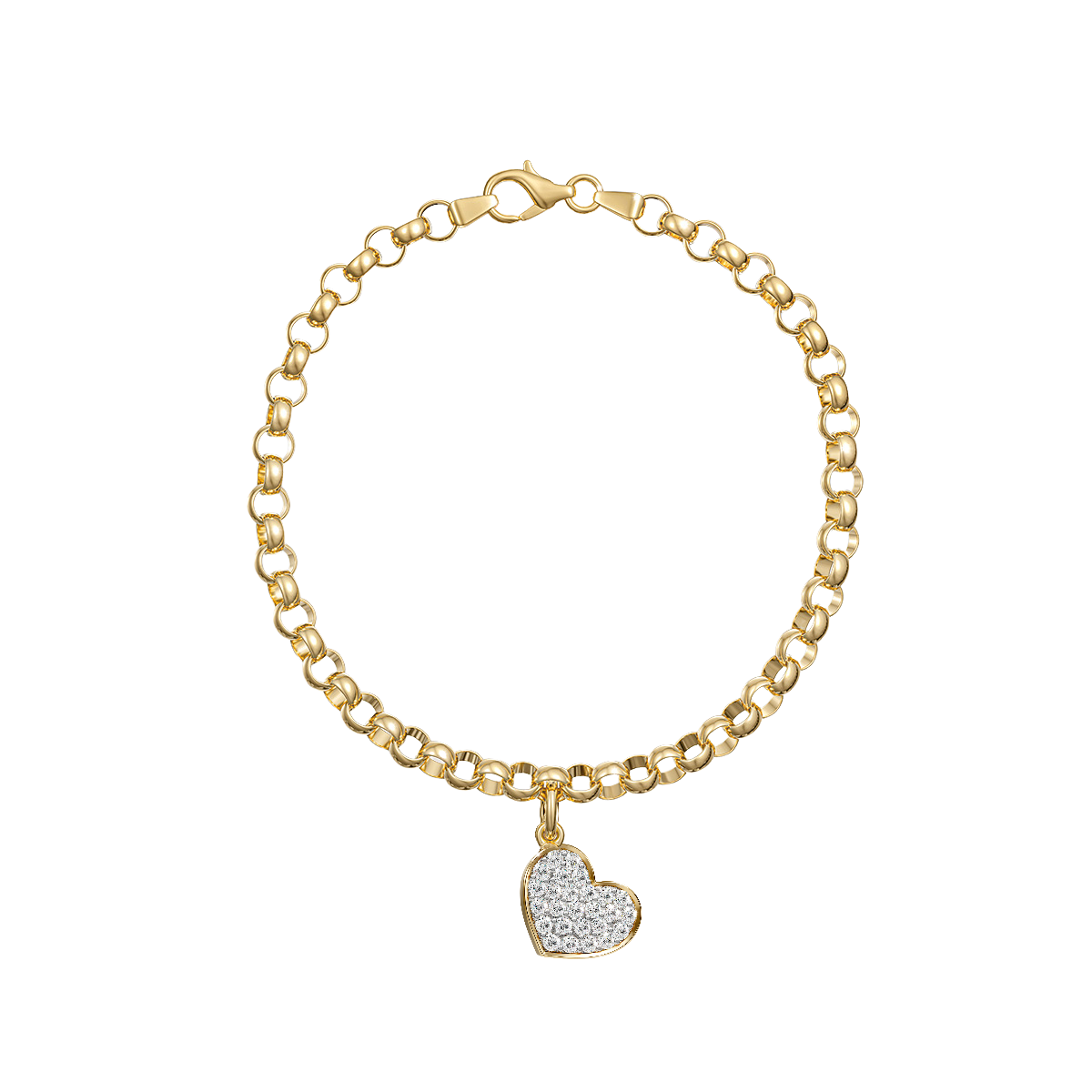 Love in a Jewel Full Heart Charm