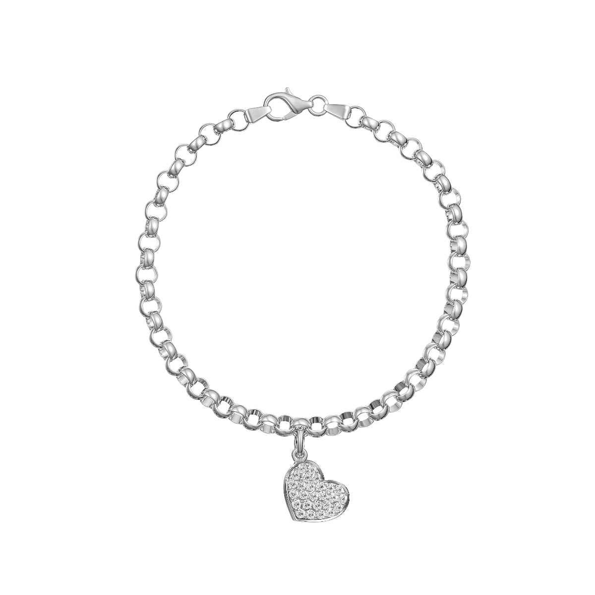 Love in a Jewel Full Heart Charm