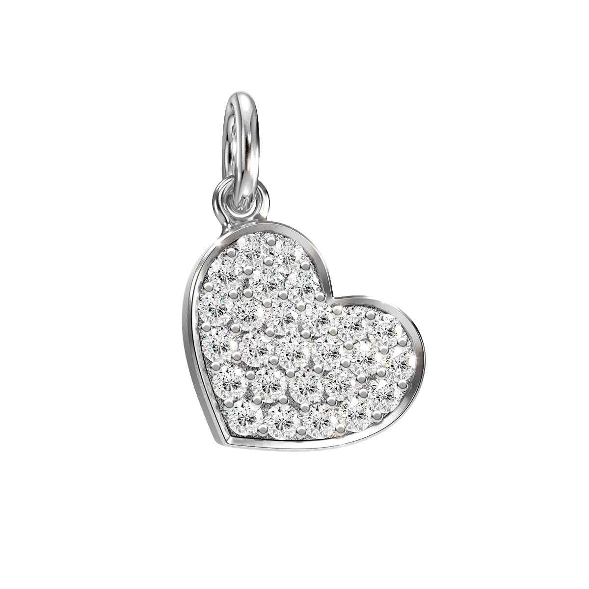 Love in a Jewel Full Heart Charm