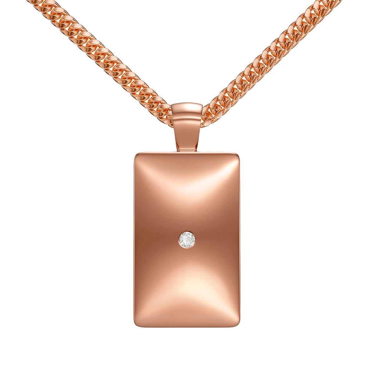 Love in a Jewel Ingot Pendant