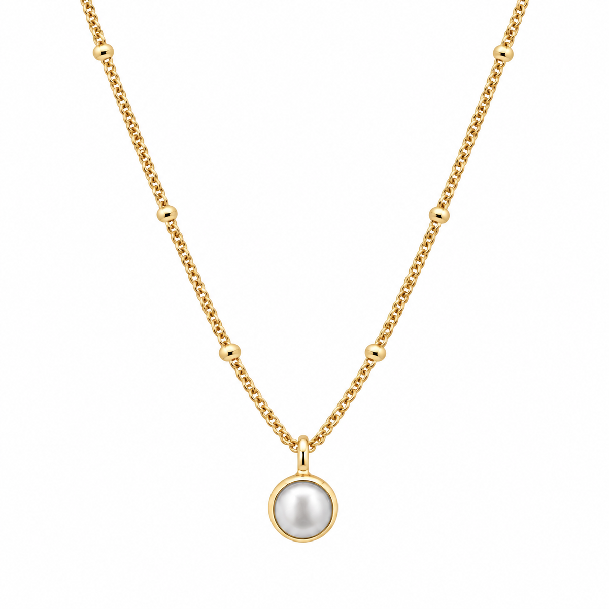 Gold Plated Fresh Water Pearl Pendant
