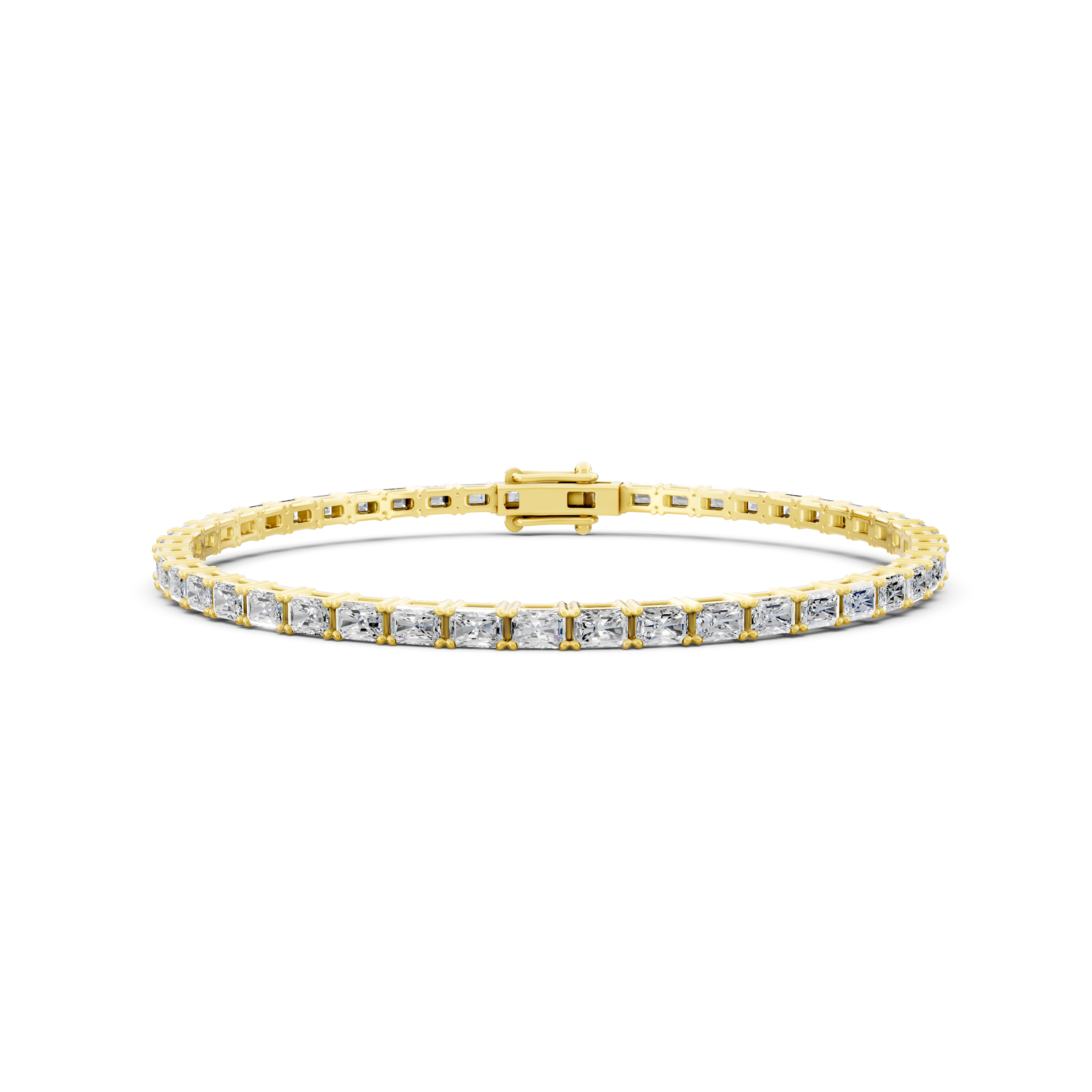 9k Yellow Gold 5.00ct Lab Grown Diamond Tennis