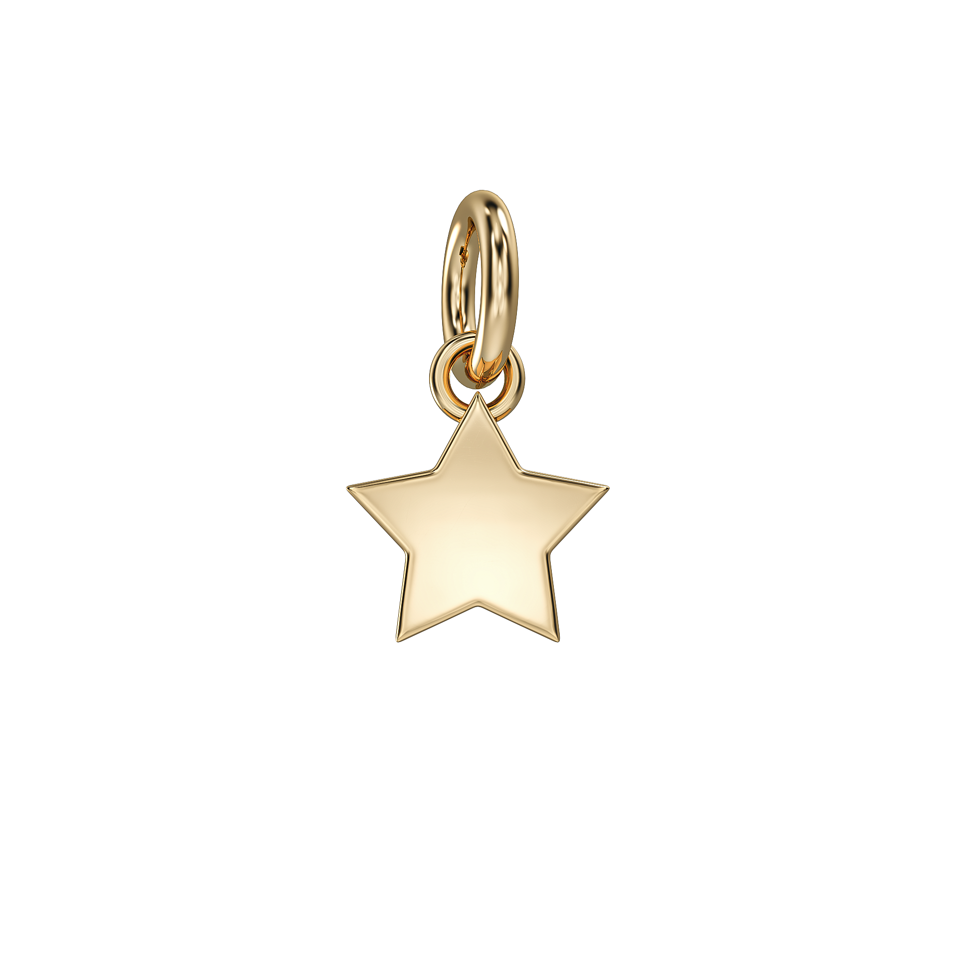 Love in a Jewel Plain Star Charm
