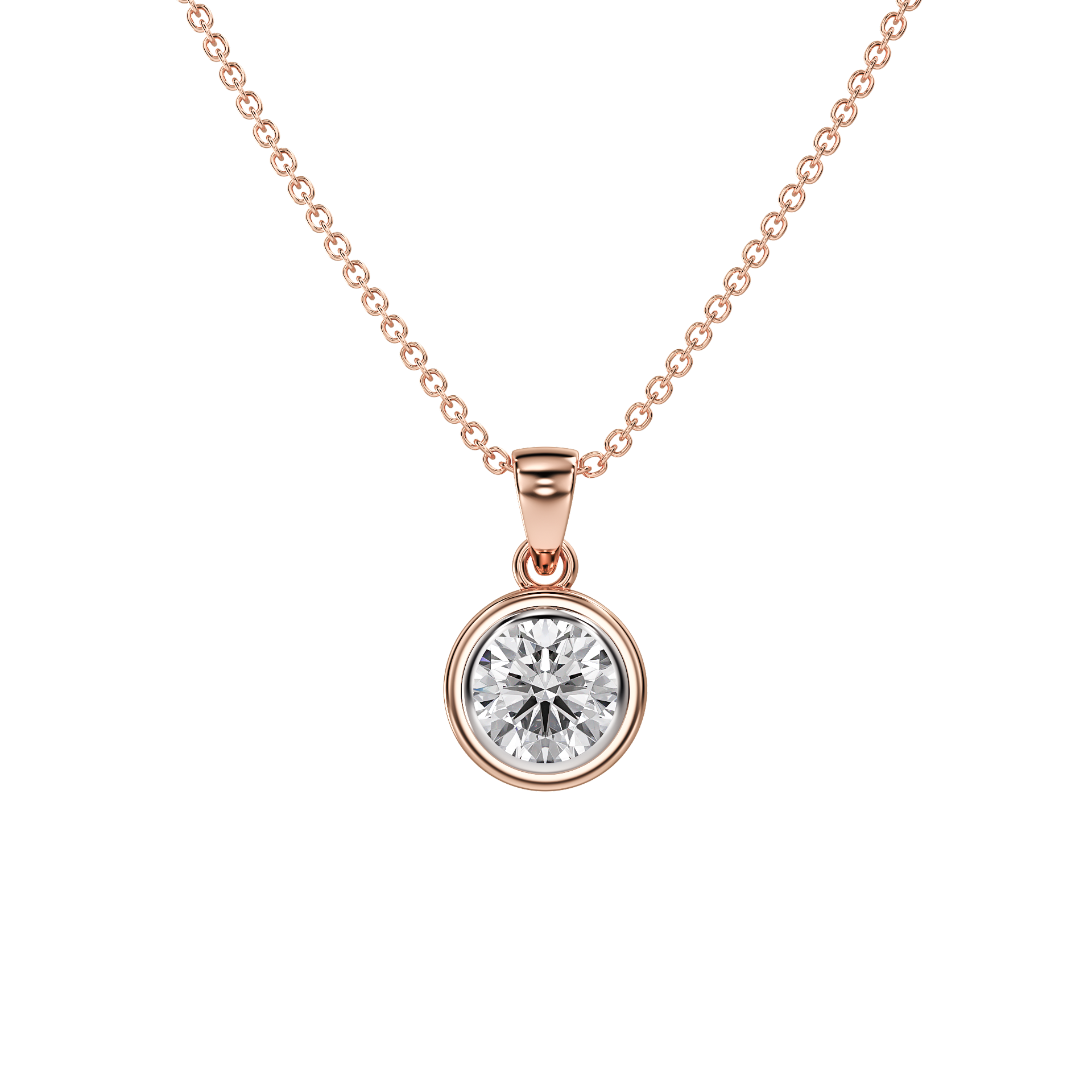 Love in a Jewel Solitaire Pendant