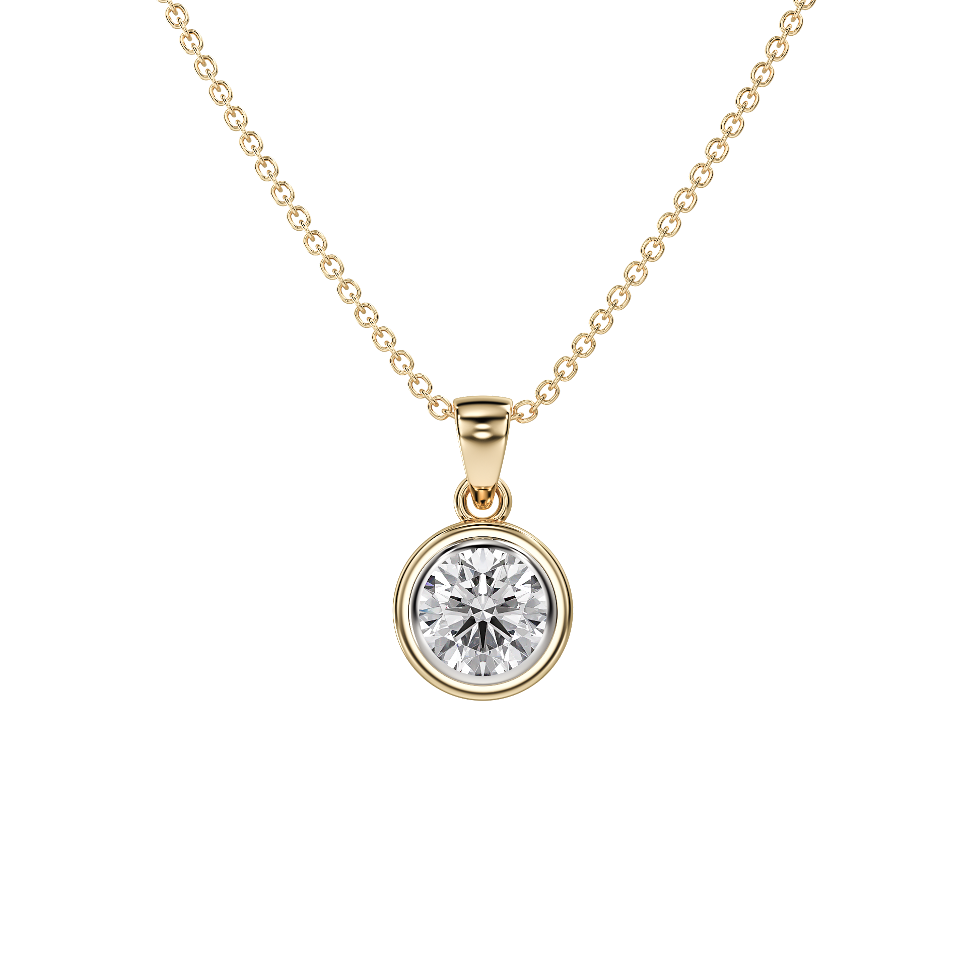Love in a Jewel Solitaire Pendant