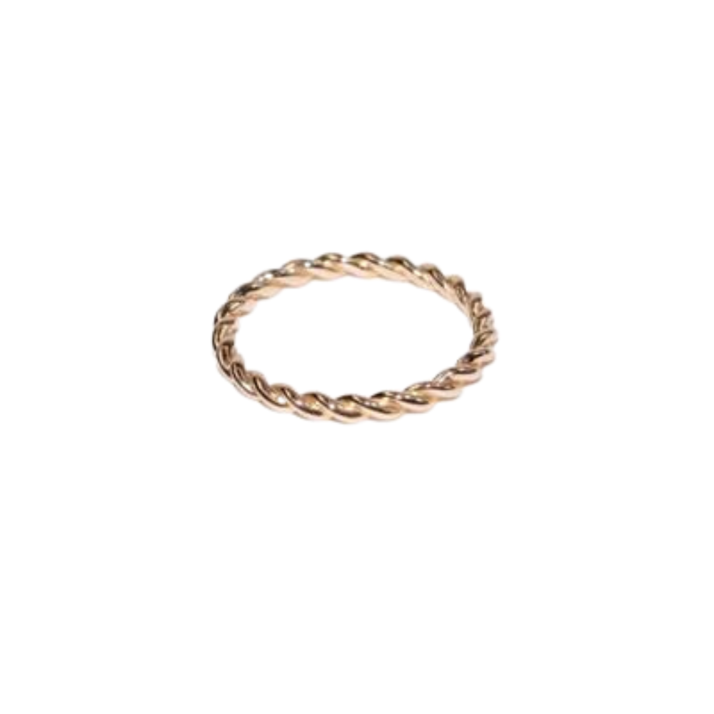 9k Yellow Gold Twist Ring