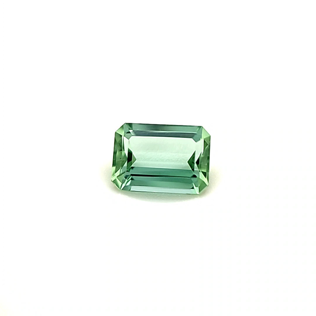 0.80ct Emerald Cut Green Tourmaline (Loose)