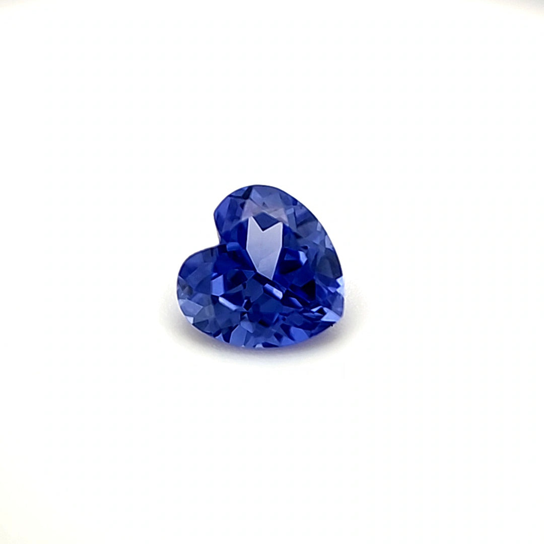 1.78ct Heart Cut Created Tanzanite (Loose)