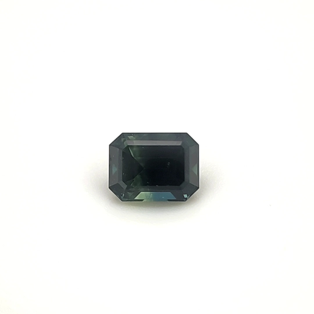 1.09ct Emerald Cut Parti Australian Sapphire (Loose)