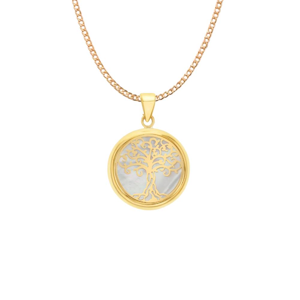 9k Yellow Gold Tree of Life Pendant