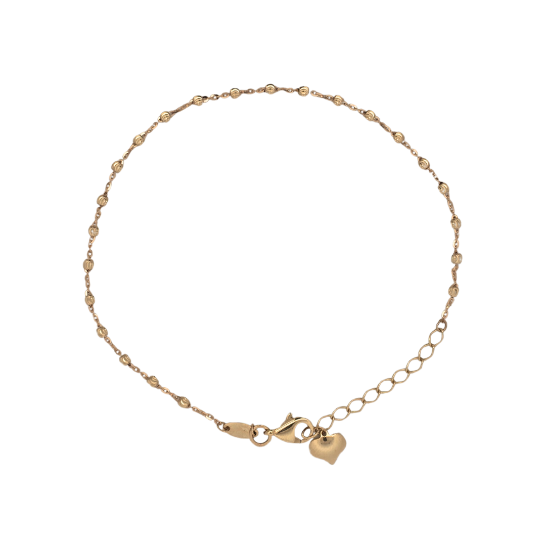 9k Yellow Gold Satellite Chain Bracelet